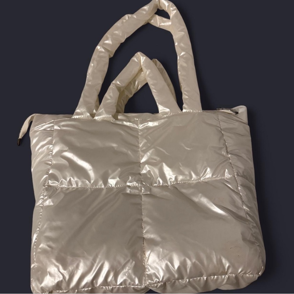 Puffer tote bag